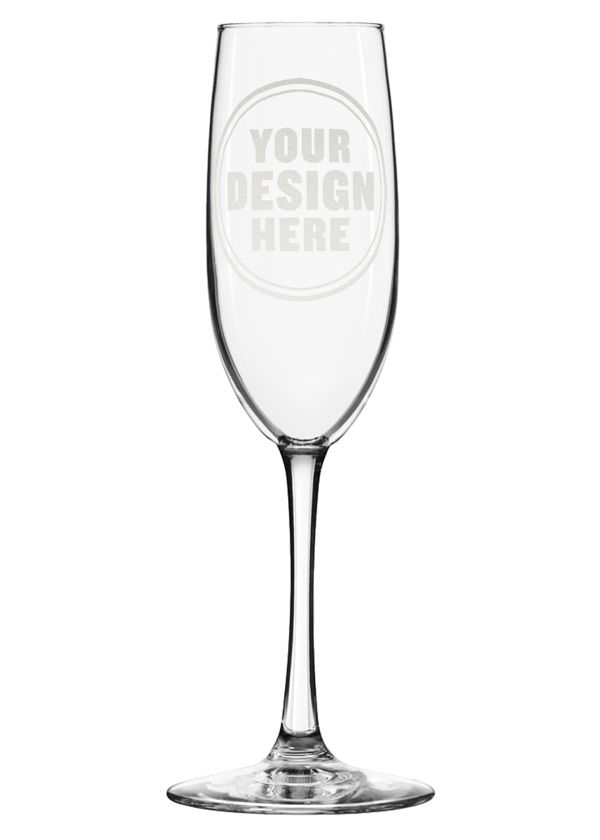 Custom Engraved Champagne Flute
