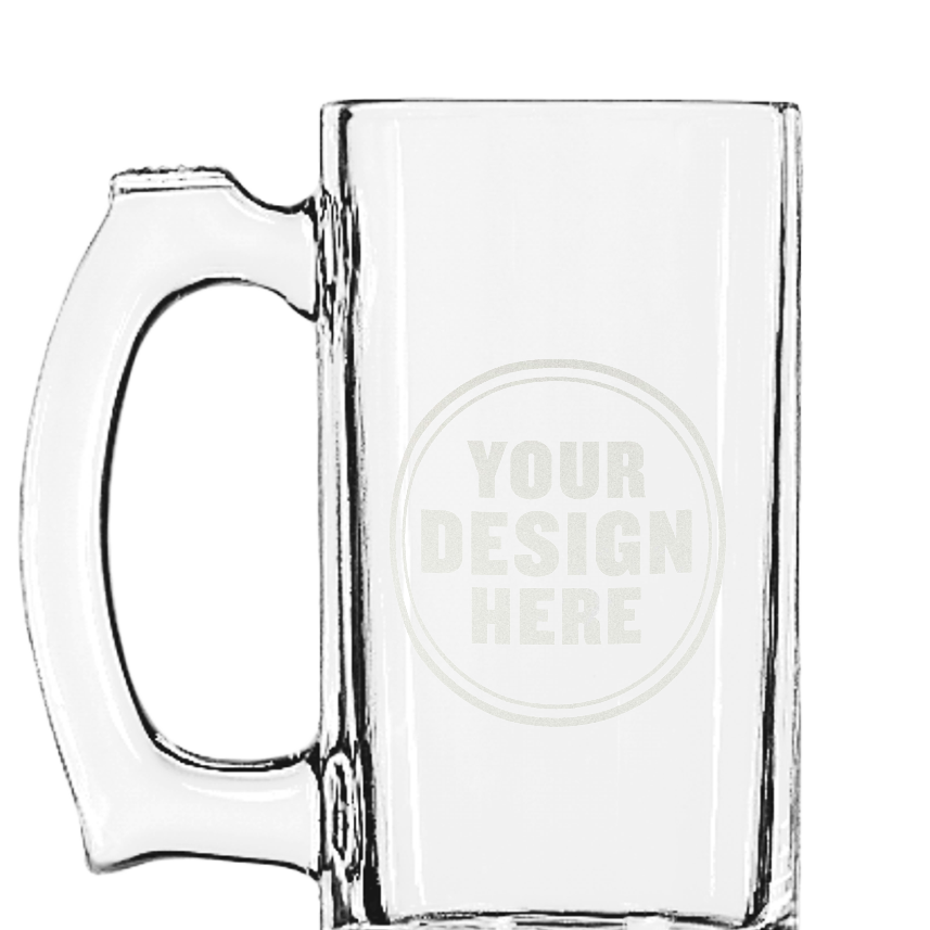 Custom Engraved Large Beer Mug 25oz