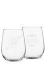 Bottle of Wits Stemless Glassware