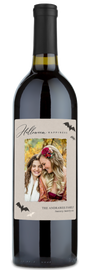 Halloween Happiness Photo Label - Personalized Halloween Wine