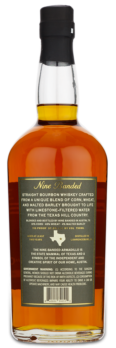 Nine Banded Cask Strength Bourbon Whiskey