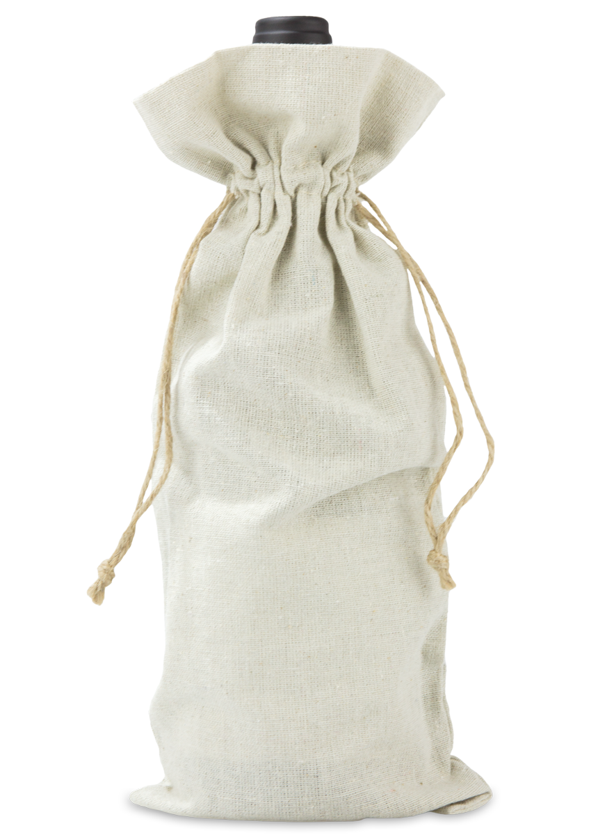 Rustic Linen Wine Gift Bag