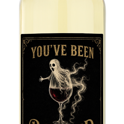 You've Been BOOzed Label - Personalized Halloween Wine