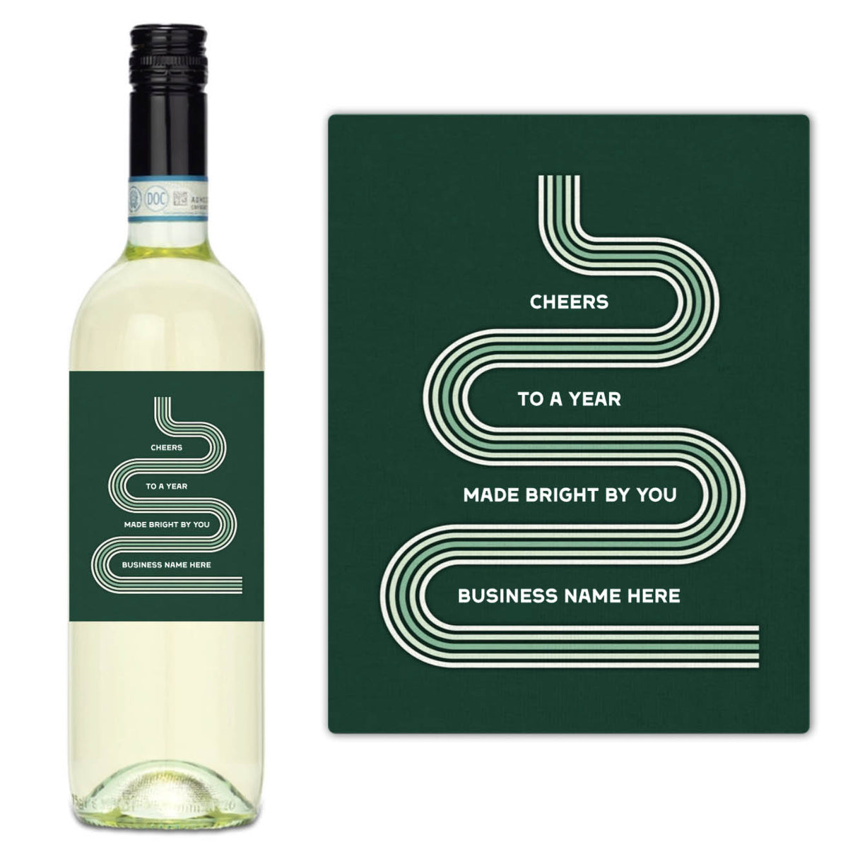 Made Bright By You - Custom Label Wine