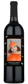 Spooky Eyes Photo Label - Personalized Halloween Wine