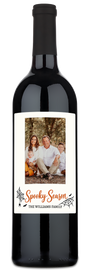Spooky Season Photo Label - Personalized Halloween Wine