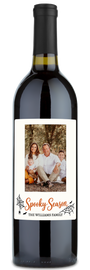 Spooky Season Photo Label - Personalized Halloween Wine