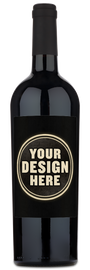 Parlette Napa Valley Merlot by personalwine features a blank label, perfect for your personalized or custom wine design.