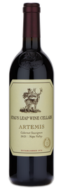 Stags Leap Artemis Cabernet Sauvignon wine bottle featuring a stag illustration on its label.