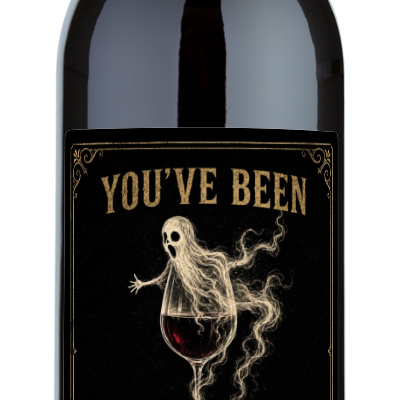 You've Been BOOzed Label - Personalized Halloween Wine