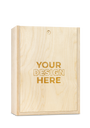 Custom Engraved Double Bottle Wood Wine Box