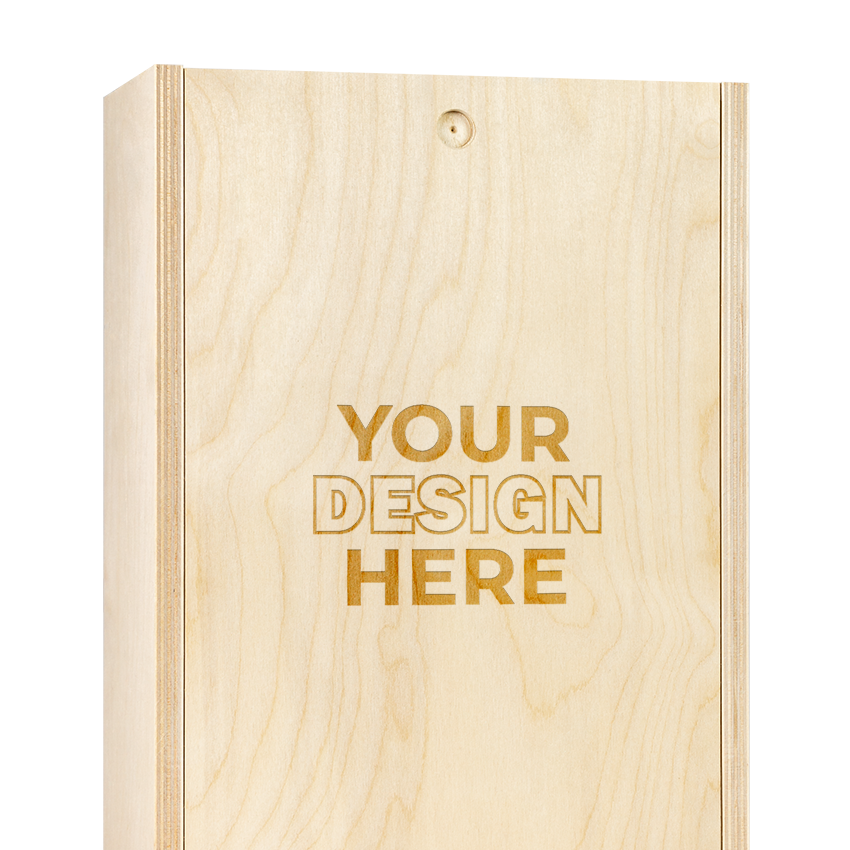 Custom Engraved Double Bottle Wood Wine Box