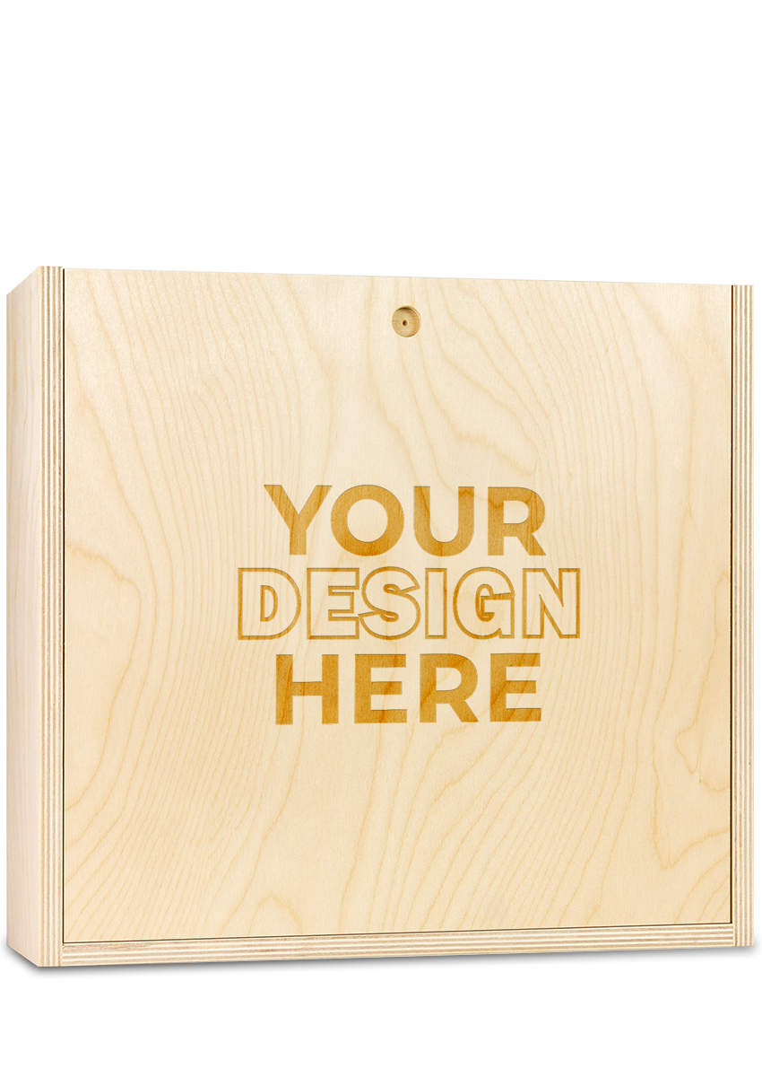 Custom Engraved Triple Bottle Wood Wine Box