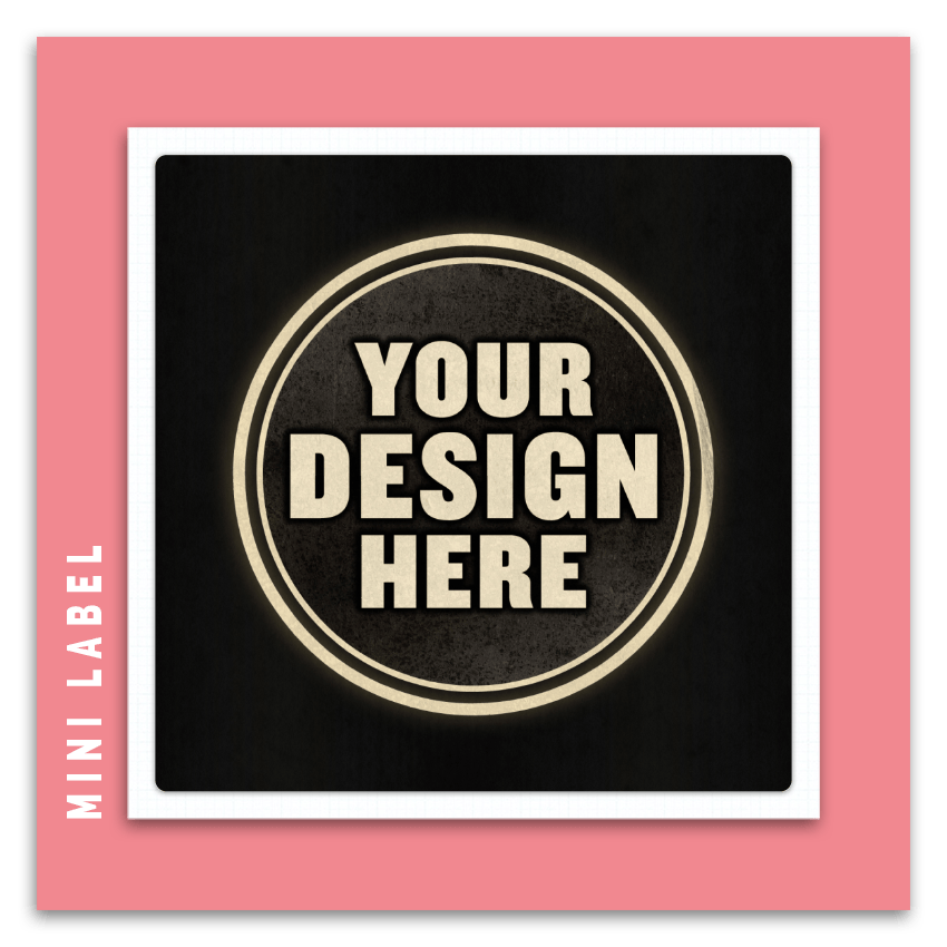 Mini Wine Bottle Label (Single Label)