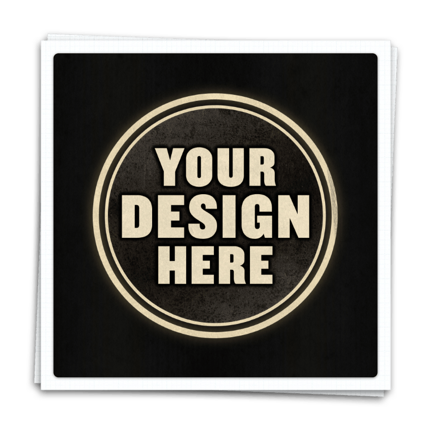 Square Wine Label (Single Custom Label)