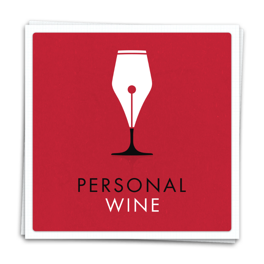 Square Wine Label (Single Custom Label)