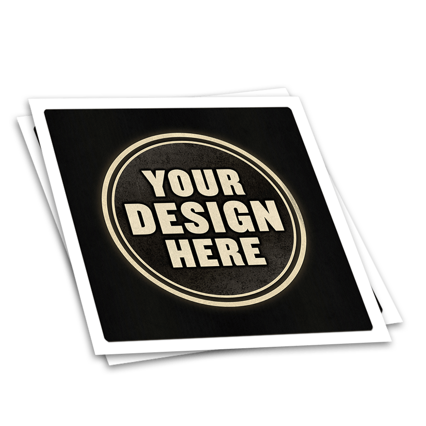 Square Wine Label (Single Custom Label)