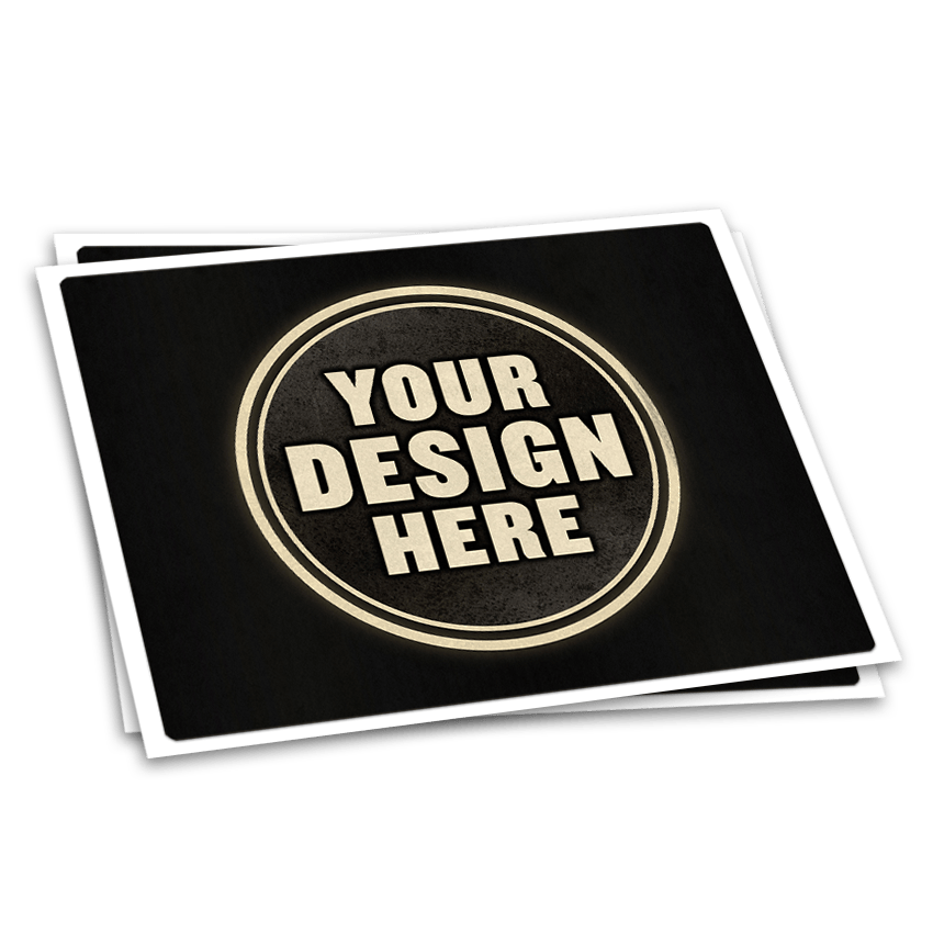 Teardrop Wine Label (Single Custom Label)