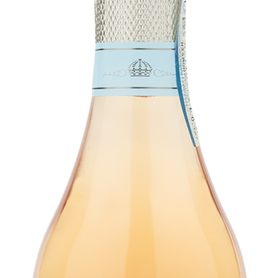 Mini Bottle of Iamarca Prosecco Rosé on a white background