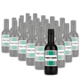 A focused PartyFavor Cabernet Sauvignon mini bottle with more of the same bottles blurred in the background.