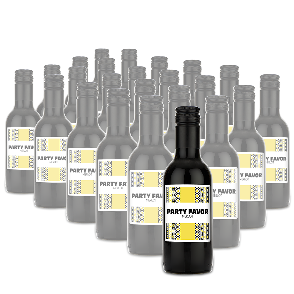 Party Favor Merlot Mini Bottles