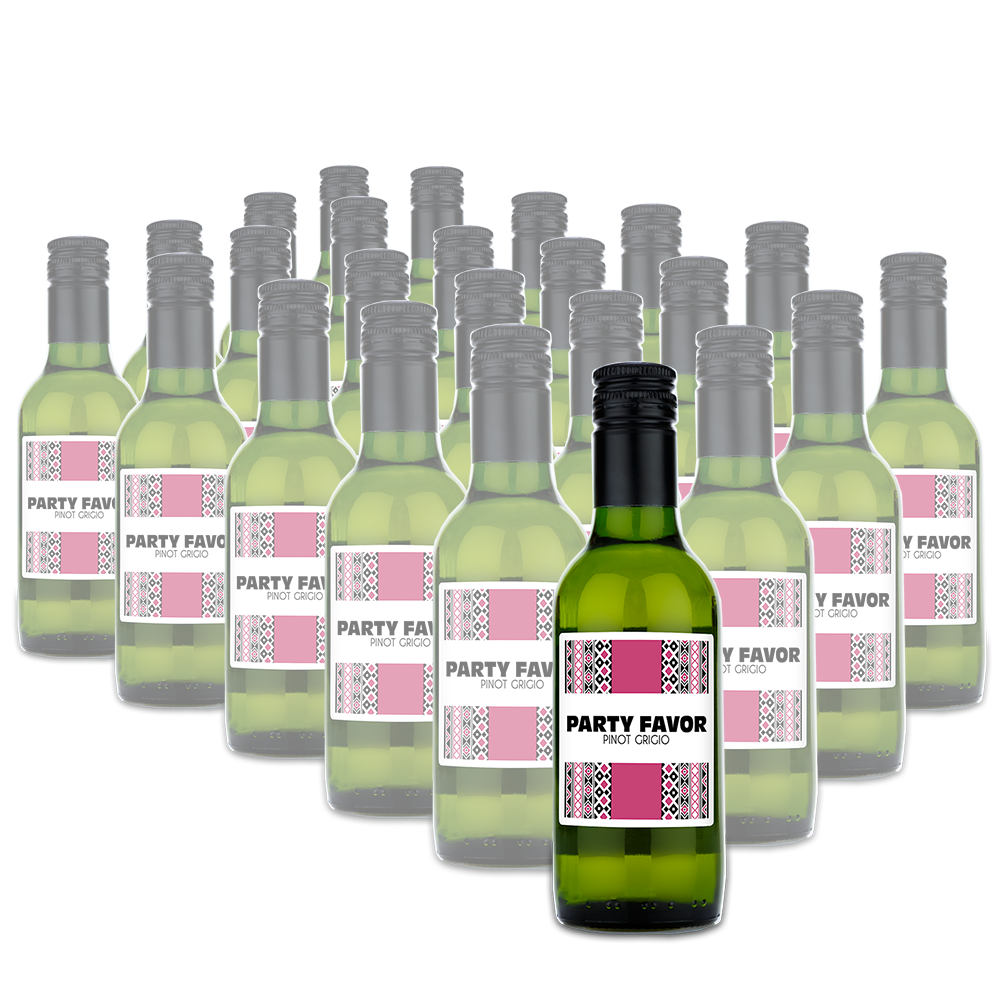 Party Favor Pinot Grigio Mini Bottles