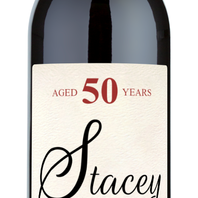 Branded Name Label - Custom Birthday Wine