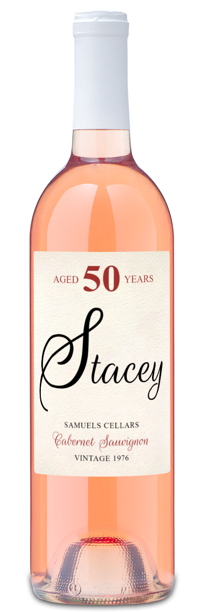 Branded Name Label - Custom Birthday Wine