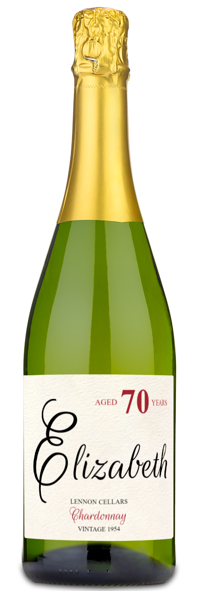 Branded Name Label - Custom Birthday Wine