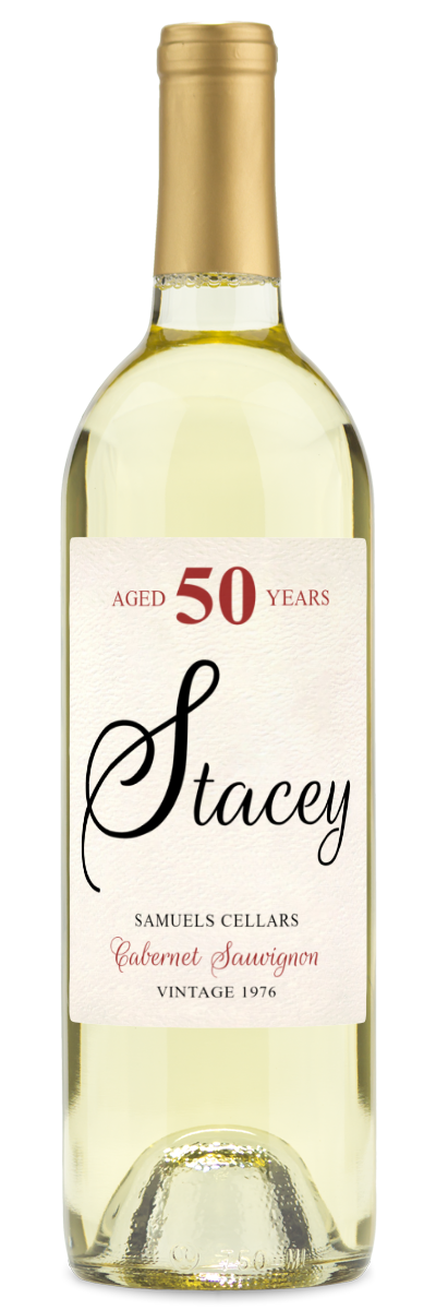 Branded Name Label - Custom Birthday Wine