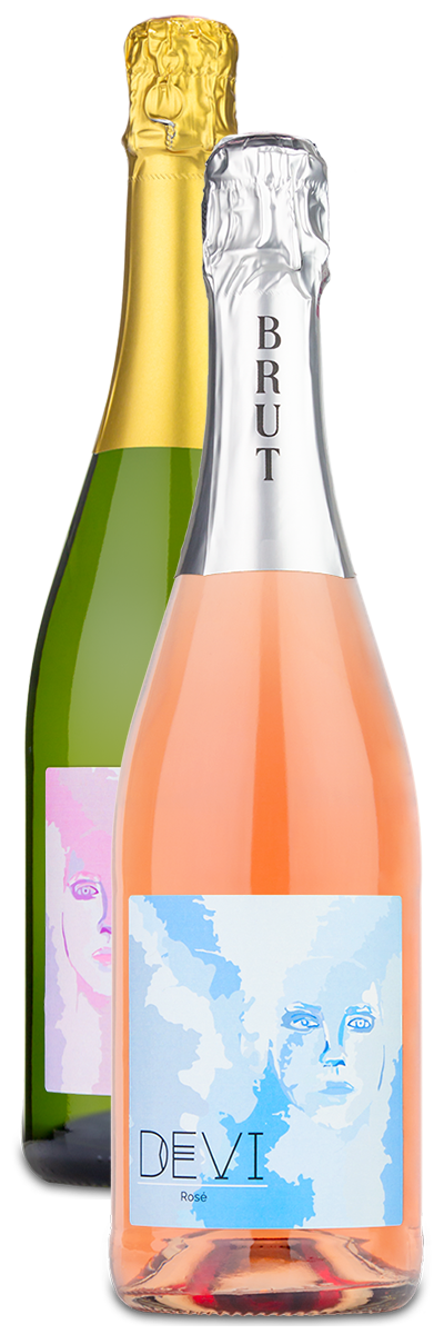 Devi Blanc de Blancs and Brut Rose (2pk)