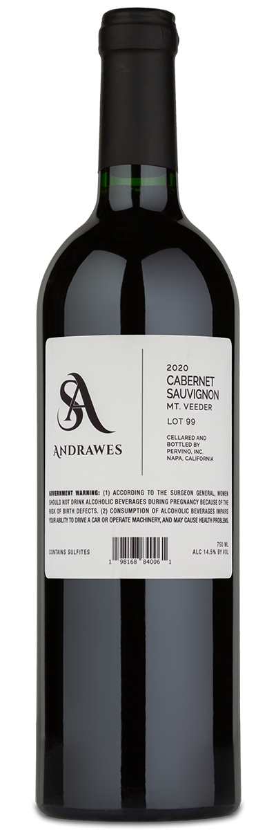 2020 Andrawes Mt. Veeder Cabernet Sauvignon