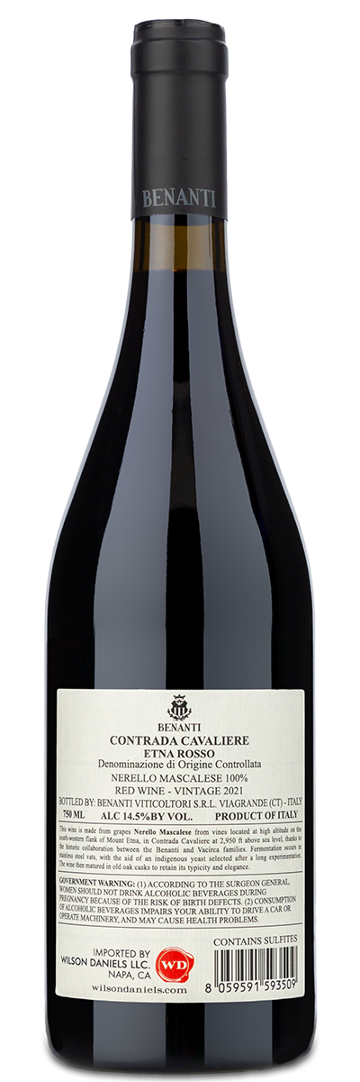 Benanti Contrada Cavaliere Rosso