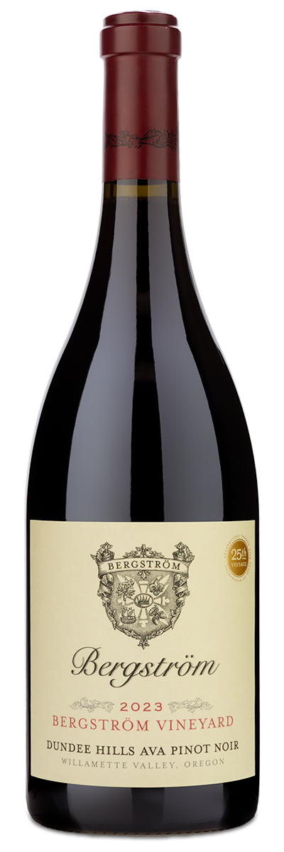 A 2023 BergstromVineyard Estate Dundee Hills Pinot Noir—an elegant personalized gift from Willamette Valley, Oregon.