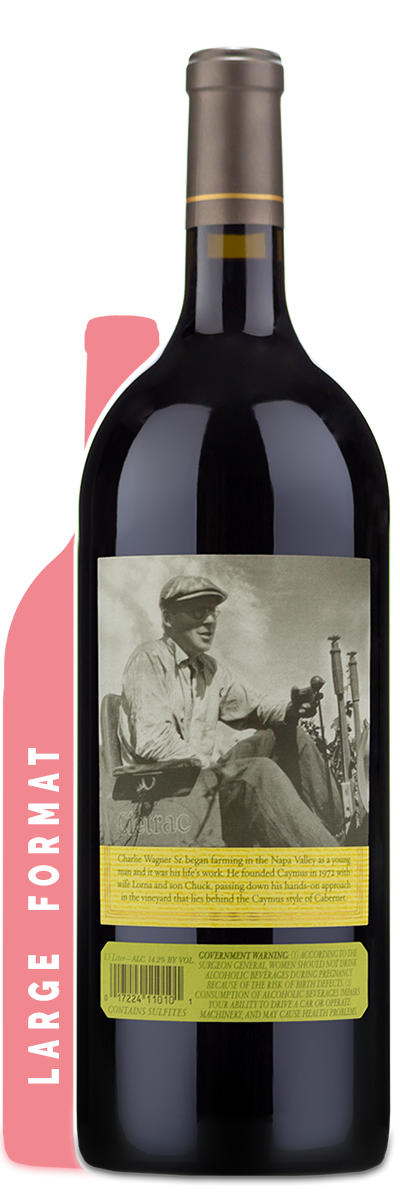 Caymus Vineyards 2023 Napa Valley Magnum - Winery Back Label