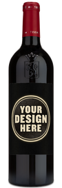 Chateau Marquis de Terme Margaux featuring a custom wine label