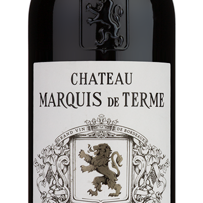 Chateau Marquis de Terme Margaux featuring the winery front label