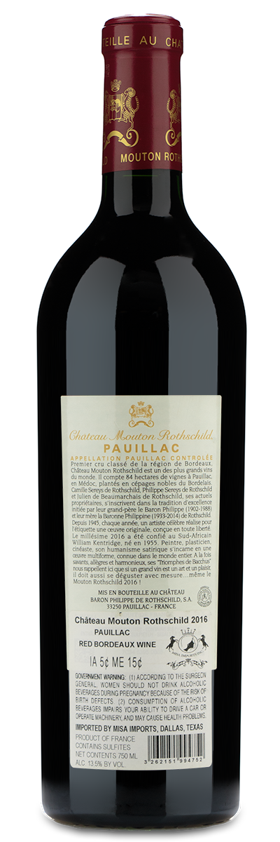 Chateau Mouton Rothschild 2016 Chateau Mouton Rothschild 2016
