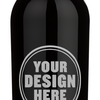 Educated Guess Cabernet Sauvignon Reserve with a silver engraving example that says your design here.