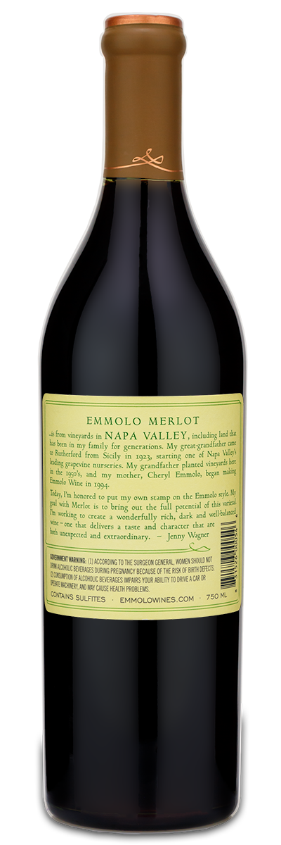 Emmolo Merlot by Caymus