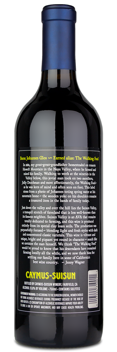 The Walking Fool Red Blend by Caymus-Suisun
