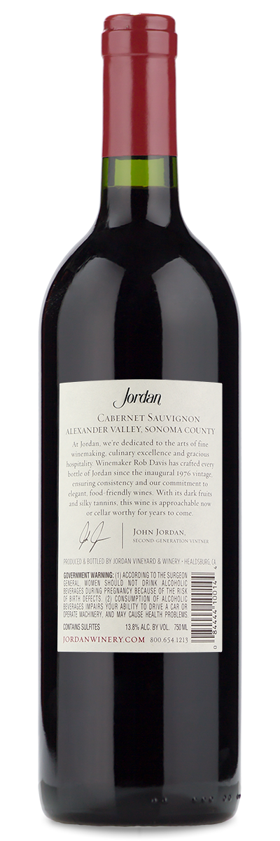 2020 Jordan Alexander Valley Cabernet Sauvignon