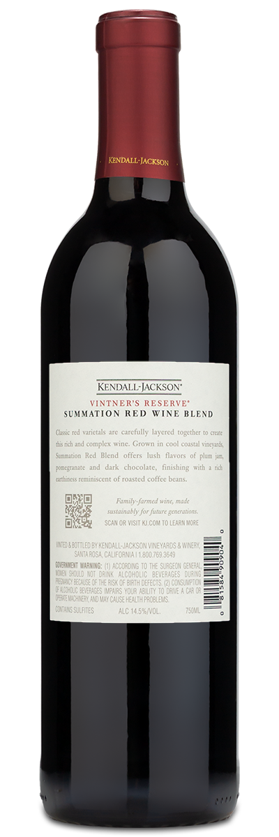 2018 Kendall Jackson Vintners Reserve Red Blend