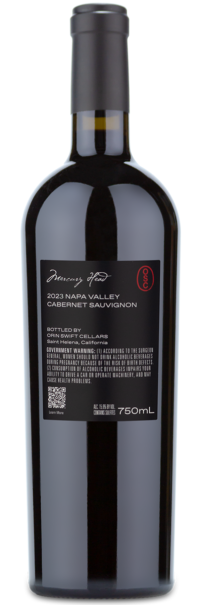 2023 Orin Swift Mercury Head Cabernet Sauvignon