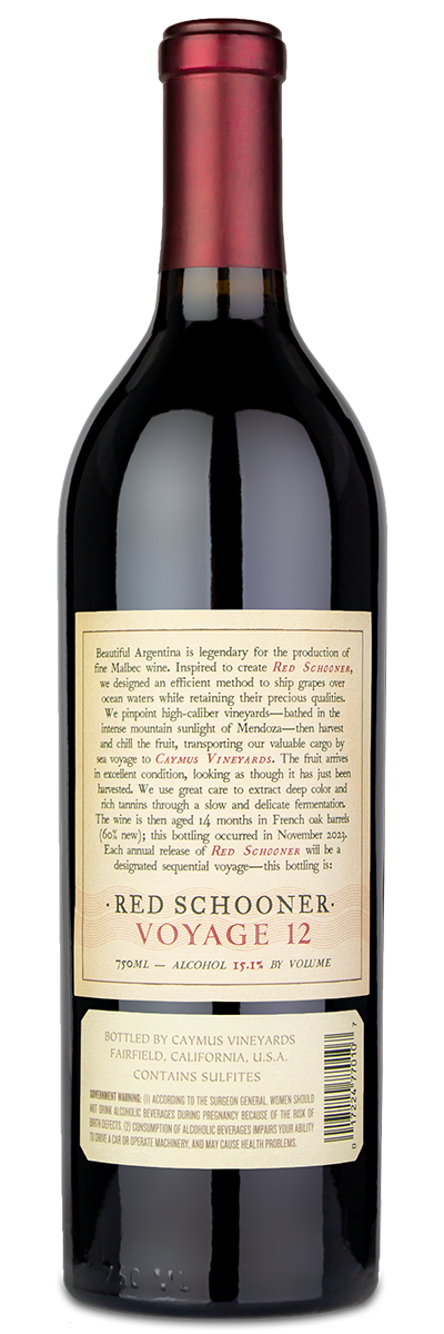 Red Schooner "Voyage 12" Malbec (by Caymus)