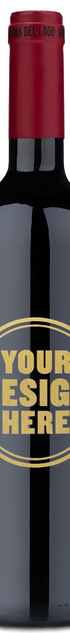 A bottle of Val Di Suga Brunello di Montalcino wine with a red cap and gold label details.