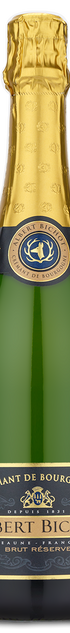 Albert Bichot Cremant de Bourgogne Brut Reserve wine bottle with visible label.