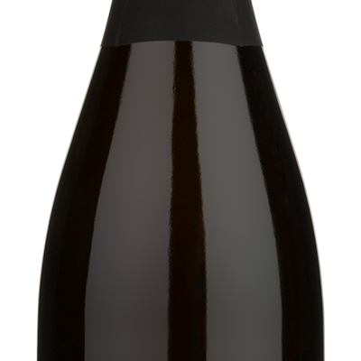 A bottle of Avaline Sparkling Wine showing a custom gold engraving.