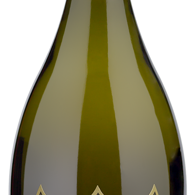 A bottle of moet-hennessey 2017 Dom Perignon Brut Champagne with a gold label on a white background.