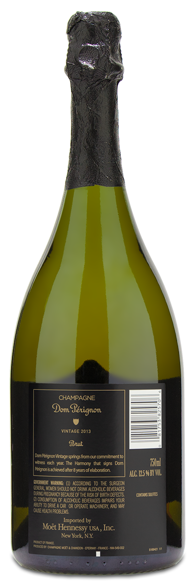 2013 Dom Perignon Brut Champagne (Luminous)